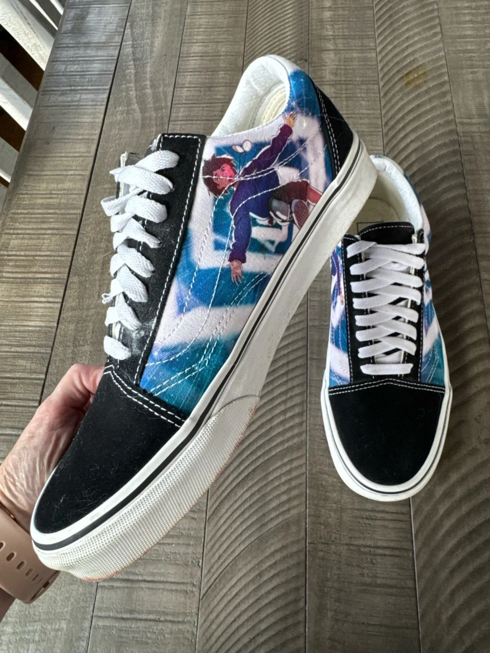 Old Skool Vans - Karl Jacobs x Journeys Dream SMP-Inspired Women’s 9.5/Men’s 8